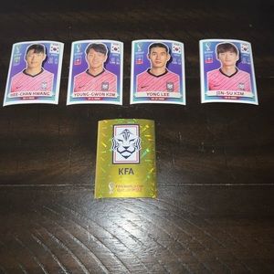 World Cup cards. Korea and Germany